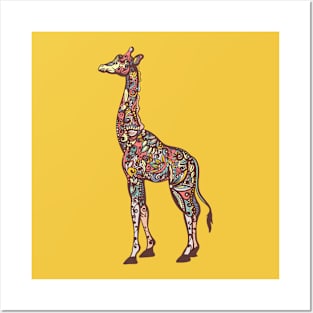 giraffe Posters and Art